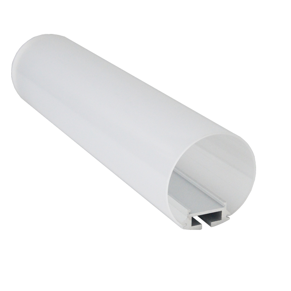 Round LED Strip Light Channel 360 Degree Diffused Light for Double Row LED Strip Round LED Strip Light Channel 360 Degree Diffused Light for Double Row LED Strip